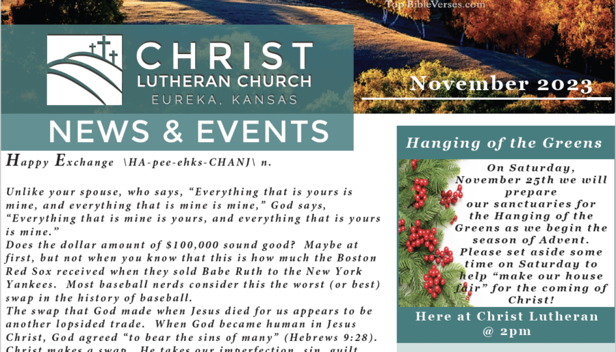 November 2023 Newsletter